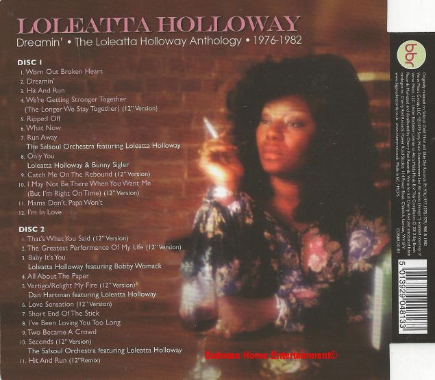 Loleatta Holloway Dreamin The Loleatta Holloway Anthology 1976 1982 